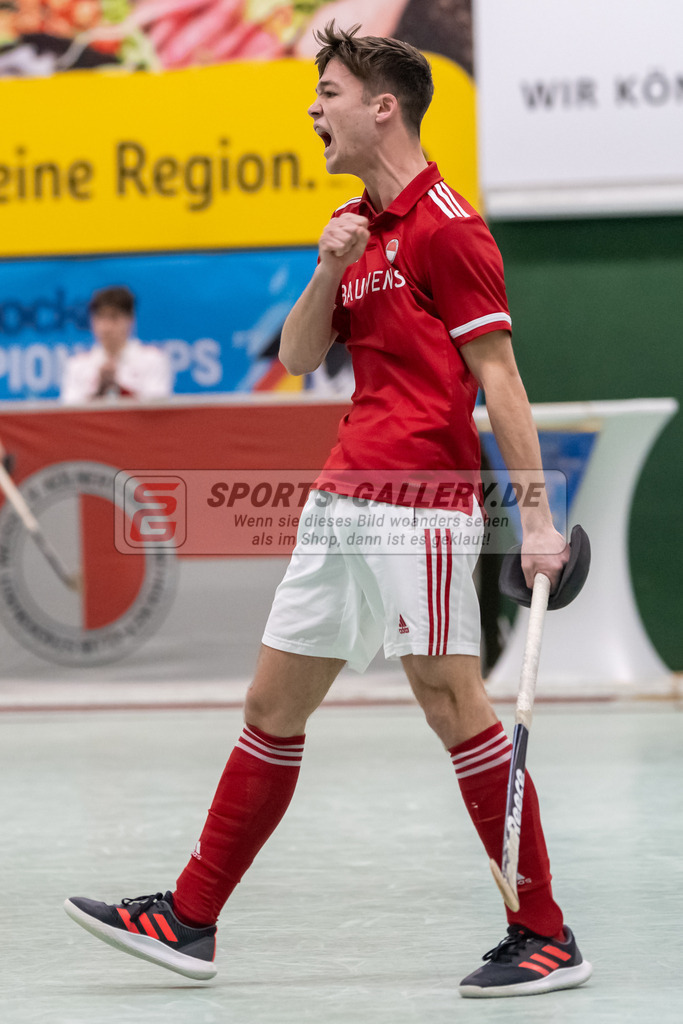 SFE_20230305_0037 | Deutsche Meisterschaft Männliche U16 Halle 2023 am 05.03.2023 in Köln (KTHC Stadion Rot-Weiss Köln Tennis and Hockey Club), Photo: Stephan Fehrmann 2022 (Sports-Gallery)