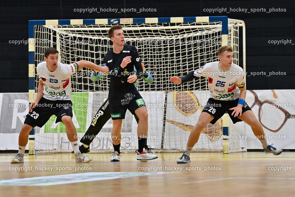 HSG Holding Graz vs. SC Ferlach 16.9.2022 | #23 KOCBEK Jure, #15 OFFNER, Paul, #25 PLONER Florian