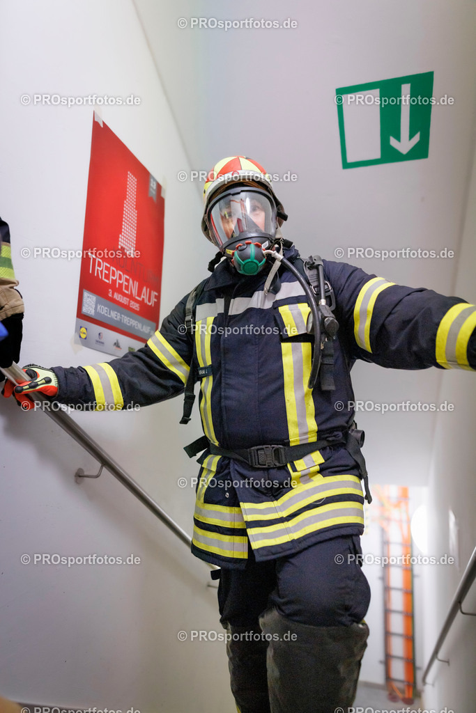 KölnTurm Treppenlauf; Köln, 03.08.2025 | Impressionen vom KölnTurm Treppenlauf am 03.08.2025 in Köln (Nordrhein-Westfalen). 