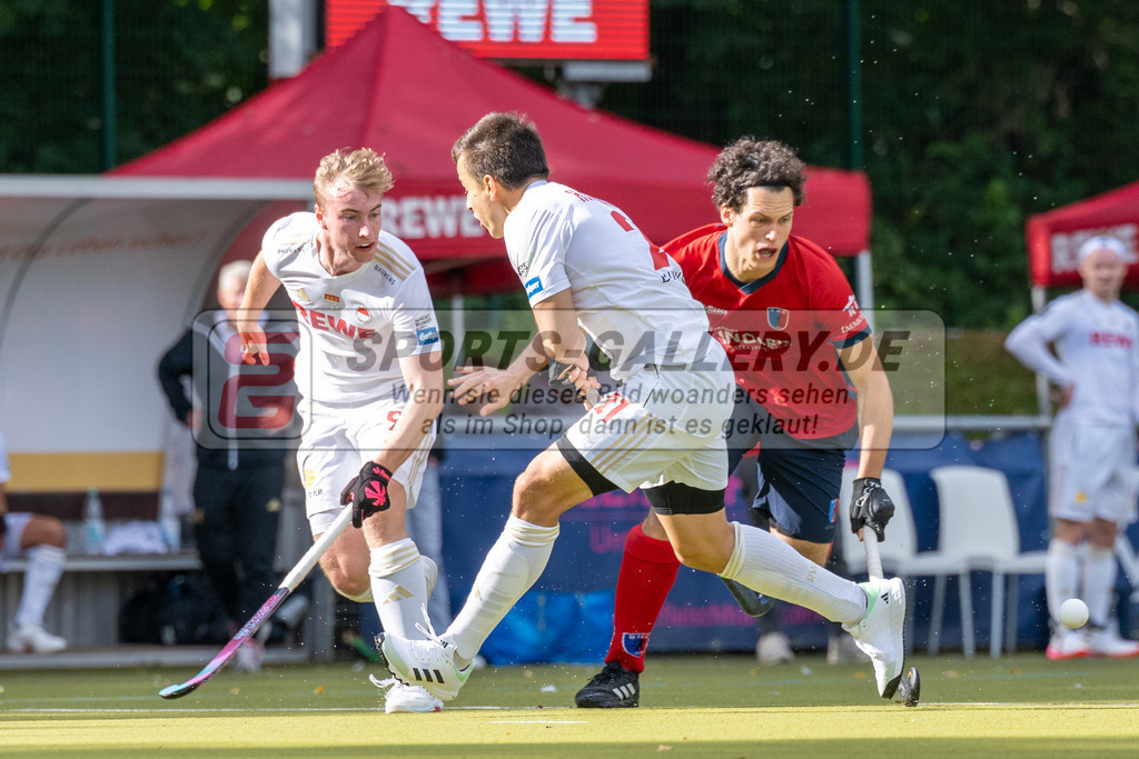 SFE_20230923_0016 | Hockey 1. Bundesliga Herren Rot-Weiss - Berliner HC am 23.09.2023 in Köln (KTHC Stadion Rot-Weiss Köln Tennis and Hockey Club), Photo: Stephan Fehrmann 2023 (Sports-Gallery),Phillip Holzmüller (Rot-Weiss Köln #21 )