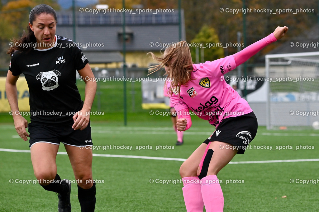 Liwodruck Carinthians Hornets vs. FC Pingau Saalfelden Frauen 29.10.2023  | #26 Natalie Lynn Stephens, #29 Selina Tamara Selinger