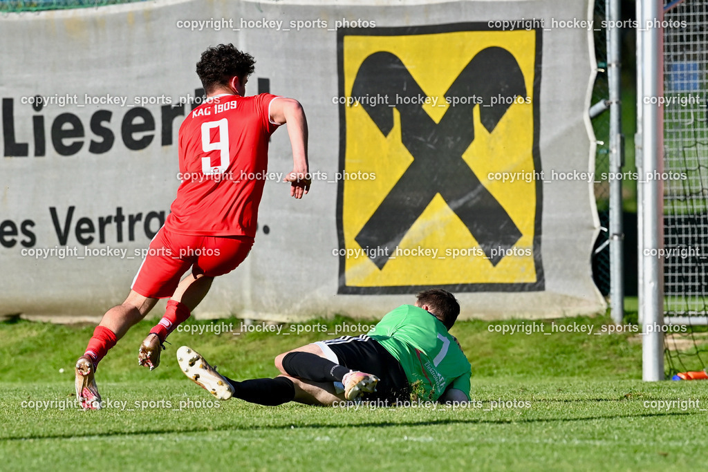 FC Gmünd vs. FC KAC 1909 22.4.2023 | #9 Raphael Kassler, #1 Christoph Pirker