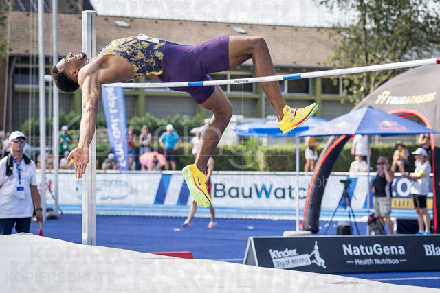 Multisport Event; Ratingen, 27.06.2026 | RATINGEN, GERMANY - JUNE 27, 2026 : Leo Neugebauer (GER / Germany) during high jump competing during the Multisport Event at Stadion Ratingen on June 27, 2026 in Ratingen, Germany.