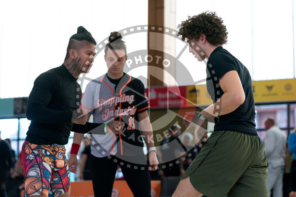 20240915PBB3750 | Athletes compete during the Grappling Industries’ grappling and Brazilian jiu-jitsu competition in Berlin, on September 15, 2024.
