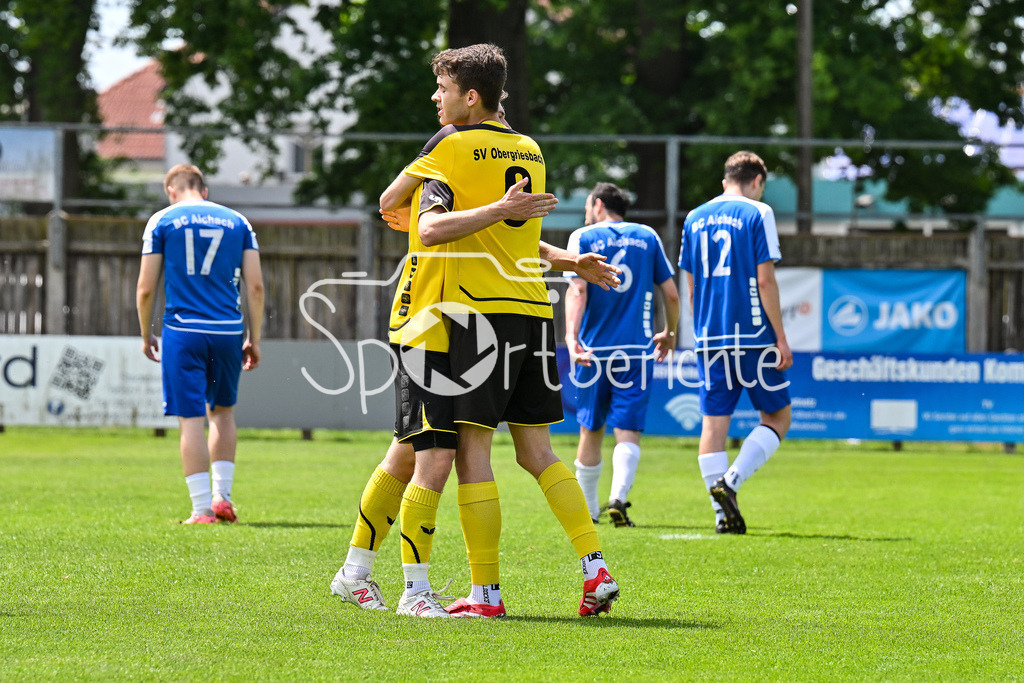 BC Aichach II - SV Obergriesbach | Jubel nach 0-2