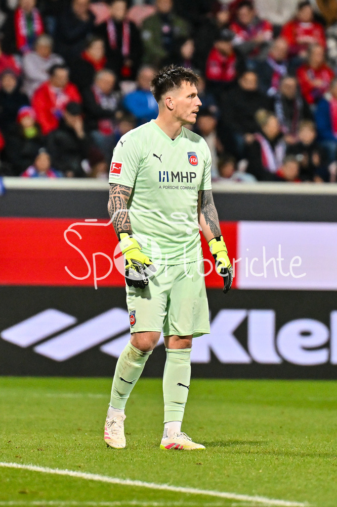 1. FC Heidenheim - SV Elversberg 07 | im Bild Kevin MUELLER (Heidenheim 1) / Einzelfoto / Freisteller / Relegation Bundesliga: 1. FC Heidenheim - SV Elversberg 07, Voith-Arena am 22.05.2025 / DFL REGULATIONS PROHIBIT ANY USE OF PHOTOGRAPHS AS IMAGE SEQUENCES AND/OR QUASI-VIDEO