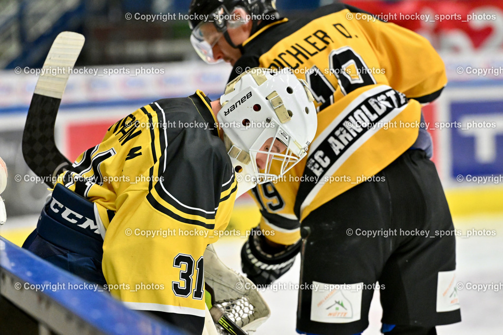EC Kellerberg vs. EC Arnoldstein | #31 Zimmermann Max EC Arnoldstein, EC Kellerberg vs. EC Arnoldstein, EC Kellerberg vs. EC Arnoldstein am 03.02.2025 in Villach (Stadthalle Villach), Austria, (Photo by Bernd Stefan)