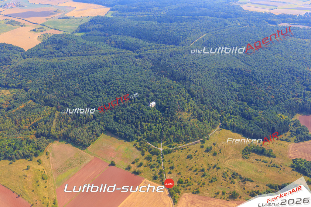 Die Luftaufnahme der Stadt Trappstadt wurde vom UL-Flugzeug heraus erstellt ( keine Drohne )- hohe Auflösung für beste Qualität