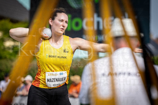 61. Internationales Pfingstsportfest; Rehlingen-Siersburg, 24.05.2026 | REHLINGEN , GERMANY - MAY 24: Miryam Mazenauer (SUI/Schweiz) during the 61. Internationales Pfingstsportfest on 24.05.2026 at the  Bungertstadion in Rehlingen-Siersburg (Saarland / Deutschland).