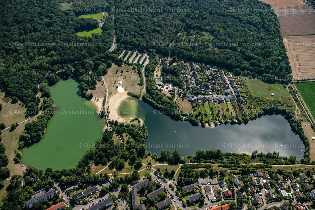 4035369 | BRAUNSCHWEIG 31.07.2020 Uferbereiche am Seegebiet des "Heidbergsee" im Ortsteil Südstadt-Rautheim-Mascherode im Ortsteil Heidberg-Melverode in Braunschweig im Bundesland Niedersachsen, Deutschland. // Riparian areas on the lake area of "Heidbergsee" in Brunswick in the state Lower Saxony, Germany. Foto: Gerhard Launer