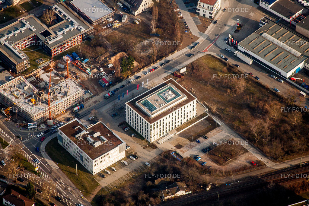 Studenten-Wohnheim Gebäude Eastsite | Luftbild: Studenten-Wohnheim Gebäude Eastsite im Ortsteil Neuostheim in Mannheim im Bundesland Baden-Württemberg in Deutschland. Foto: IMG_25220.jpg vom 23.03.2010 durch Werner Riehm/FLY-FOTO.de - Realisiert mit Pictrs.com