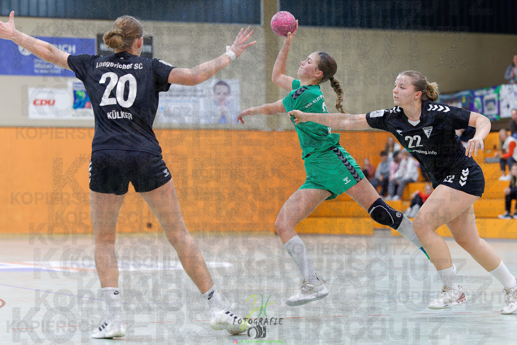 2024-10-19_276 | Jugendbundesliga B-Jugend weiblich; HSG Kleenheim/Langgöns - Longericher SC am 19.10.2024 in Oberkleen (Weidig-Halle) - Realisiert mit Pictrs.com