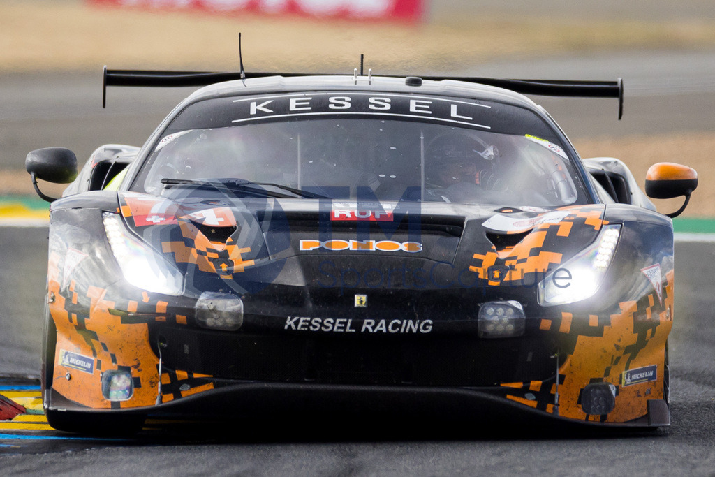 Trainproduction-20230611-0096 | LE MANS,FRANCE,11.Jun.23 - MOTORSPORTS - WEC, FIA World Endurance Championships, 24 Hours of Le Mans, Circuit de la Sarthe, race. Image shows Kei Cozzolino (JPN), Yorikatsu Tsujiko (JPN) and Naoki Yokomizo (JPN/ Kessel Racing). Photo: Trainproduction / Matthias Trinkl