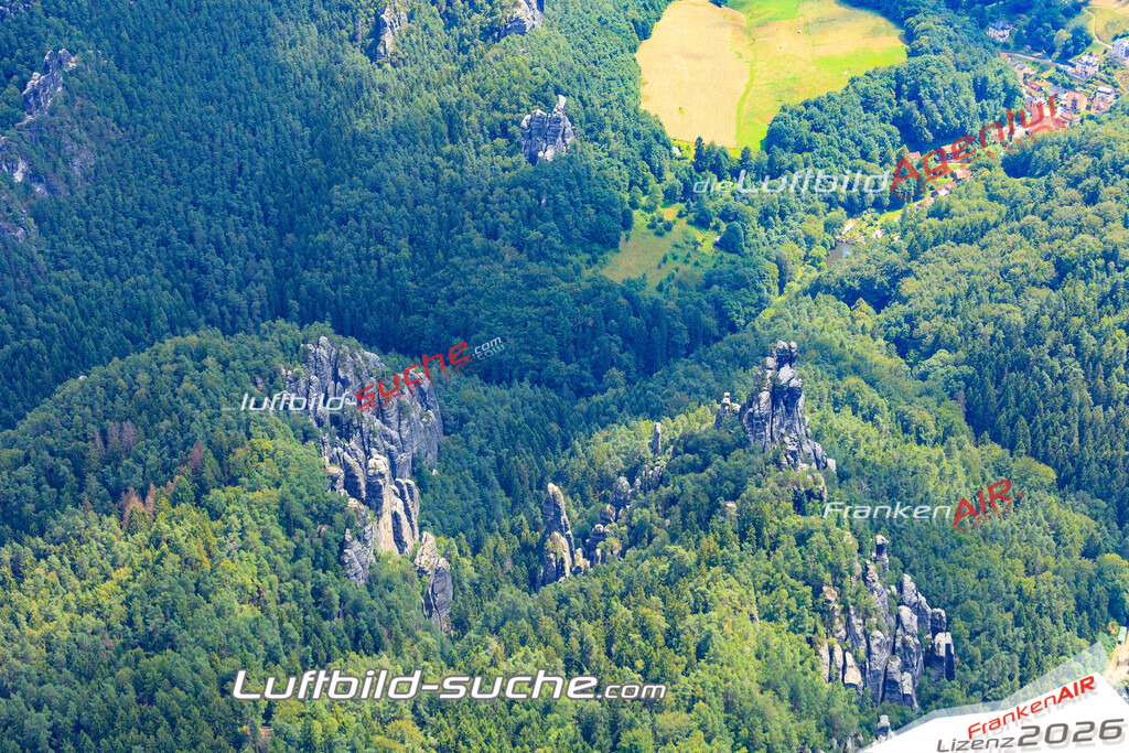 Luftbild von Saechsische_schweiz Rathen - Luftaufnahme wurde 2016 von https://frankenair.de mittels Flugzeug (keine Drohne) erstellt - die Geschenkidee