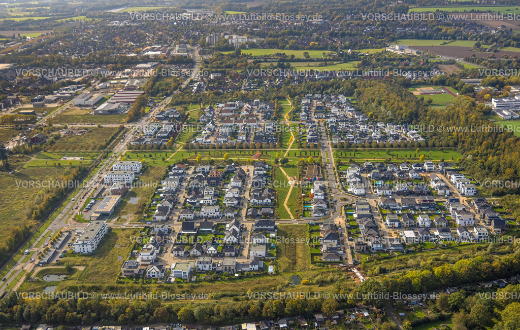 Neukirchen-Vluyn241013257 | Luftbild, Neubaugebiet Dicksche Heide, Niederberg Park, Neukirchen, Neukirchen-Vluyn, Ruhrgebiet, Nordrhein-Westfalen, Deutschland