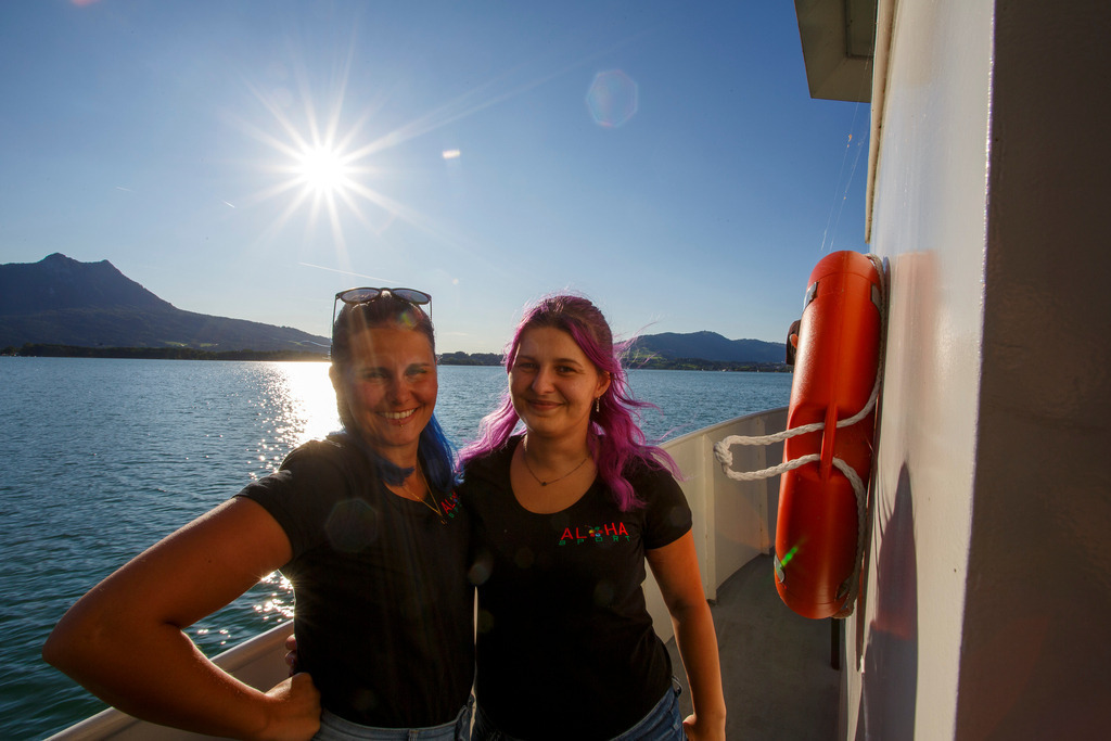 ..... | 06.09.2025, AUSTRIA, Mondsee, ALOHA TRI MONDSEE - Pastaparty , Image shows: Photo: WAPICS / Willdoner Andreas