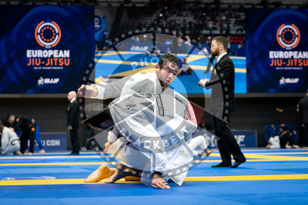 20240126PBB0413 | Fighters compete during the Brazilian Jiu-Jitsu European Championship of the IBJJF in Paris, France, on January 26, 2024.