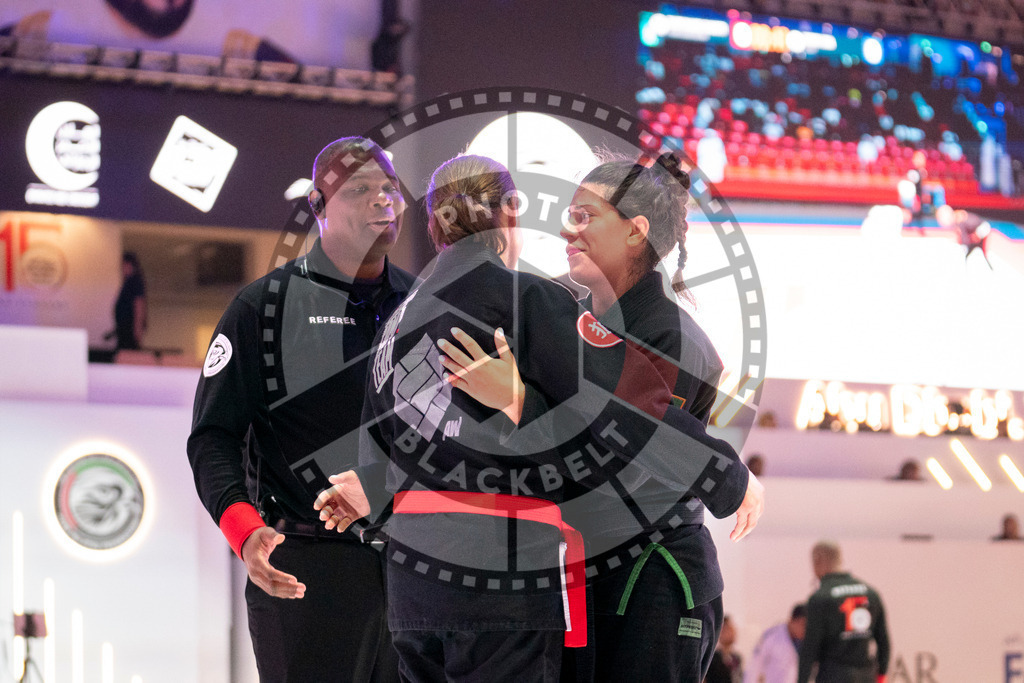 20231107PBB4490 | Fighters compete during the AJP World Master Championship in the Mubadala Arena in Abu Dhabi, Arab United Emirates, on November 7, 2023.