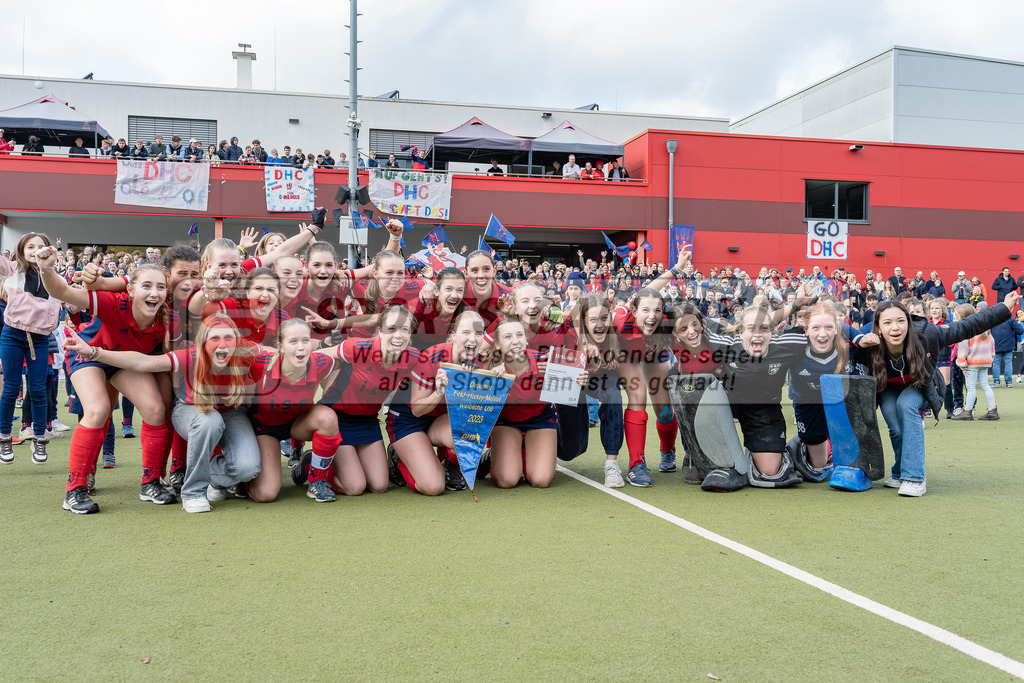 HK_20231022_106225 | Finale Deutsche Meisterschaft Feld WU16 Uhlenhorst Mülheim - Düsseldorfer HC am 22.10.2023 DHC, Düsseldorf ,