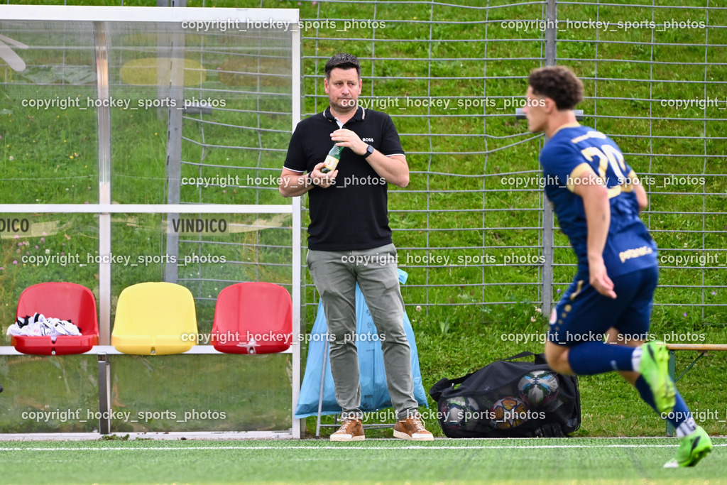 SV Spittal 1921 vs. ATUS Velden | Headcoach SV Spittal Philipp Dabringer, SV Spittal 1921 vs. ATUS Velden, SV Spittal 1921 vs. ATUS Velden am 05.06.2025 in Spittal an der Drau (Goldeck Stadion), Austria, (Photo by Bernd Stefan)