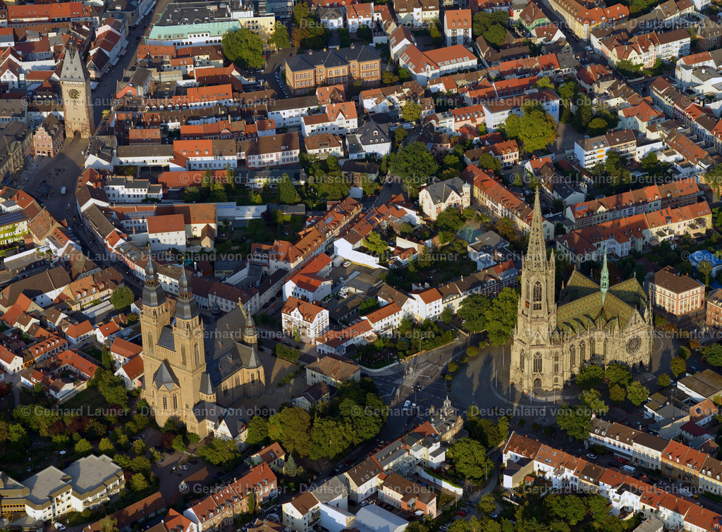 3292489 | katholische St.Josephkirche und evangelische  Gedächtniskirche Protestation, Speyer