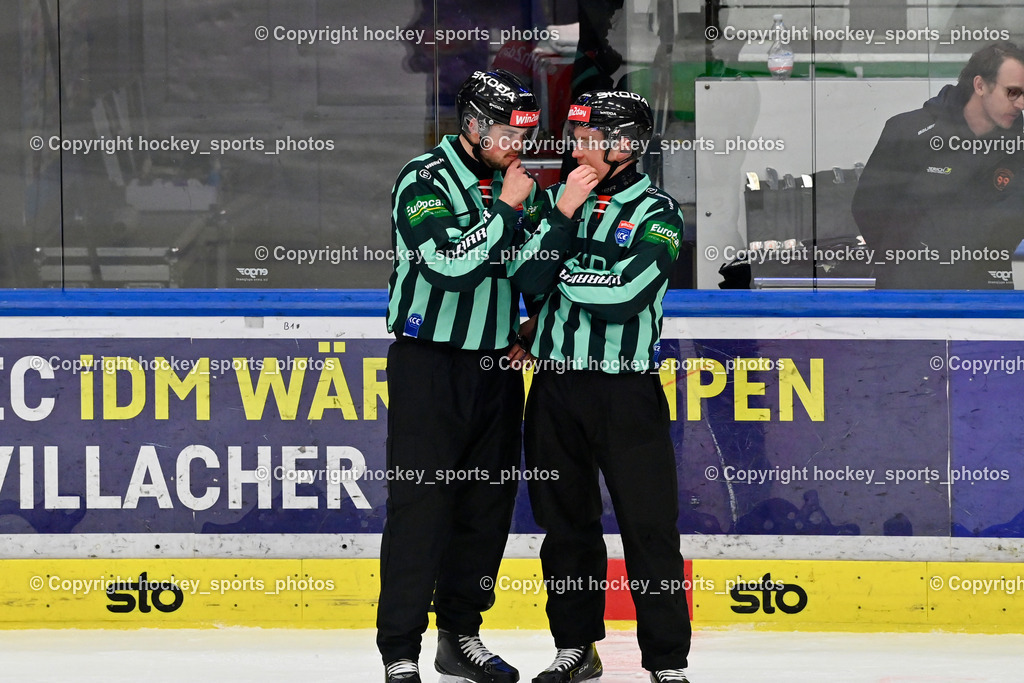 EC IDM WÄRMEPUMPEN VSV vs. MOSER MEDICAL GRAZ99ERS | NOTHEGGER DAVID Referee, ZACHERL PATRICK Referee, EC IDM WÄRMEPUMPEN VSV vs. MOSER MEDICAL GRAZ99ERS, EC IDM WÄRMEPUMPEN VSV vs. MOSER MEDICAL GRAZ99ERS am 17.03.2026 in Villach (Stadthalle Villach), Austria, (Photo by Bernd Stefan)