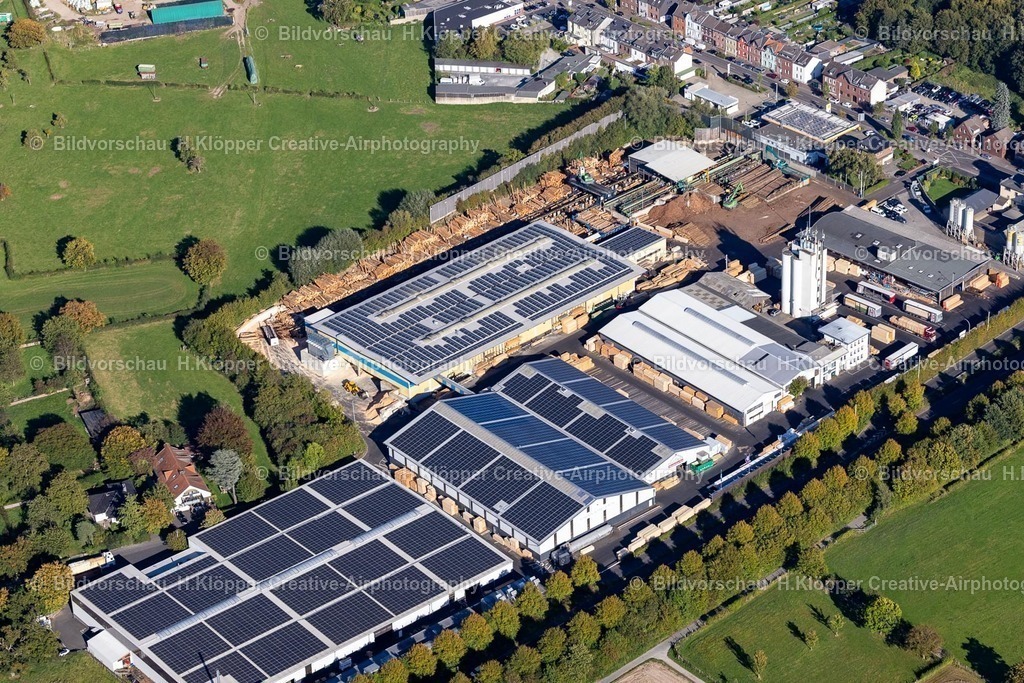 Lufbilder Würselen-5982 | Holzverarbeitungs- Hersteller " Gebr. Eigelshoven GmbH & Co. KG " in Würselen im Bundesland Nordrhein-Westfalen, Deutschland - Realisiert mit Pictrs.com