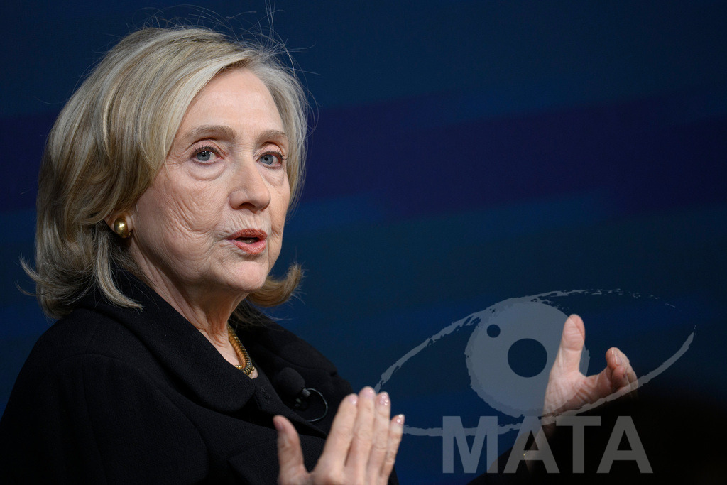 _DWA3733 | Die US-Politikerin Hillary Clinton auf der Veranstaltung Bridging Scholarship and Statecraft im Rahmen der Münchner Sicherheitskonferenz 2026. München, 13.02.2026 Bayern Deutschland  - Realisiert mit Pictrs.com