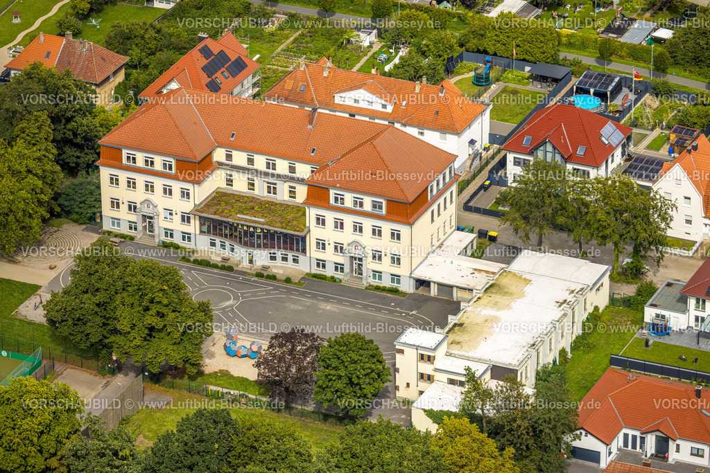 Ahlen230803354 | Luftbild, uftbild, Barbaraschule, Ahlen, Ruhrgebiet, Nordrhein-Westfalen, Deutschland