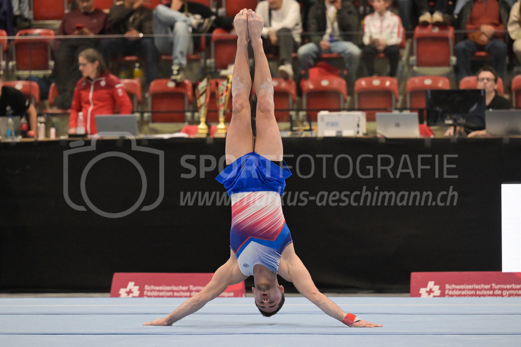 Schweizer Meisterschaften Kunstturnen Mannschaften Männer (A) - 22. November 2025 | Schweizer Meisterschaften Kunstturnen Mannschaften Männer (A)AXA Arena, WinterthurBild: Sportfotografie Markus Aeschimann | www.markus-aeschimann.ch - Realisiert mit Pictrs.com