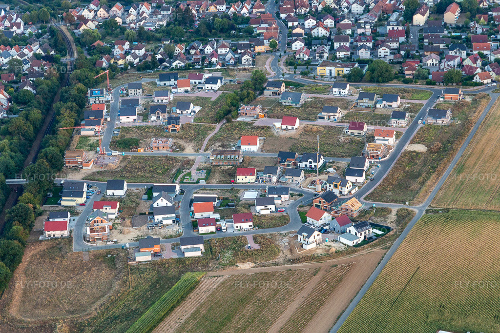 Luftbild: Baugebiet K2 in Kandel im Bundesland Rheinland-Pfalz in Deutschland. Foto: IMG_133872.jpg vom 16.08.2022 durch Werner Riehm/FLY-FOTO.de