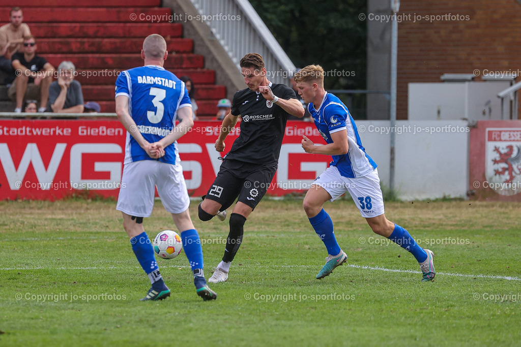 Giessen_Darmstadt (329) | 16.07.2023; Testspiel; Waldstadion Gießen; FC Gießen - SV Darmstadt 98; Ergebnis: 2:0 (0:0)