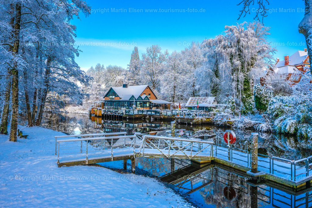 Stade Restaurant  El Porto Altstadt Winter Schnee_ELS_2106030126 | Fotos aus den Touristenorten aus Norddeutschland. - Realisiert mit Pictrs.com