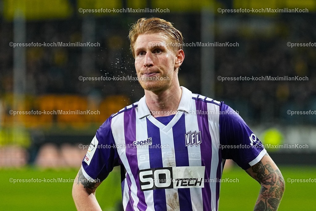 xYDRx17012601080 | 17.01.2026, xydrx, Fußball, 3.Liga, TSV Alemannia Aachen - VfL Osnabrück, Saison 2025 2026, Tivoli: Bjarke Jacobsen (VfL Osnabrück #15)       DFB regulations prohibit any use of photographs as image sequences and or quasi-video. Photo: xYannisxDreimannxPressefotoKochx