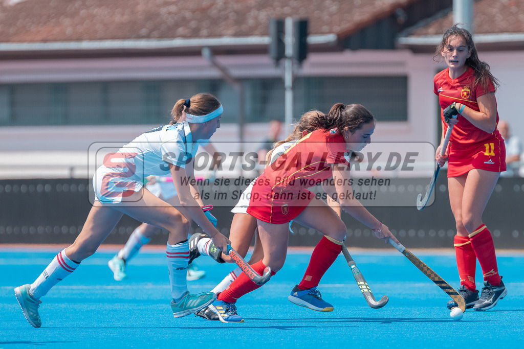 HK_20230710_2-29 | Euro Hockey WU18 Spain - Austria Championship Girls &amp; Boys am 10.7.2023 CHTC , Krefeld ,