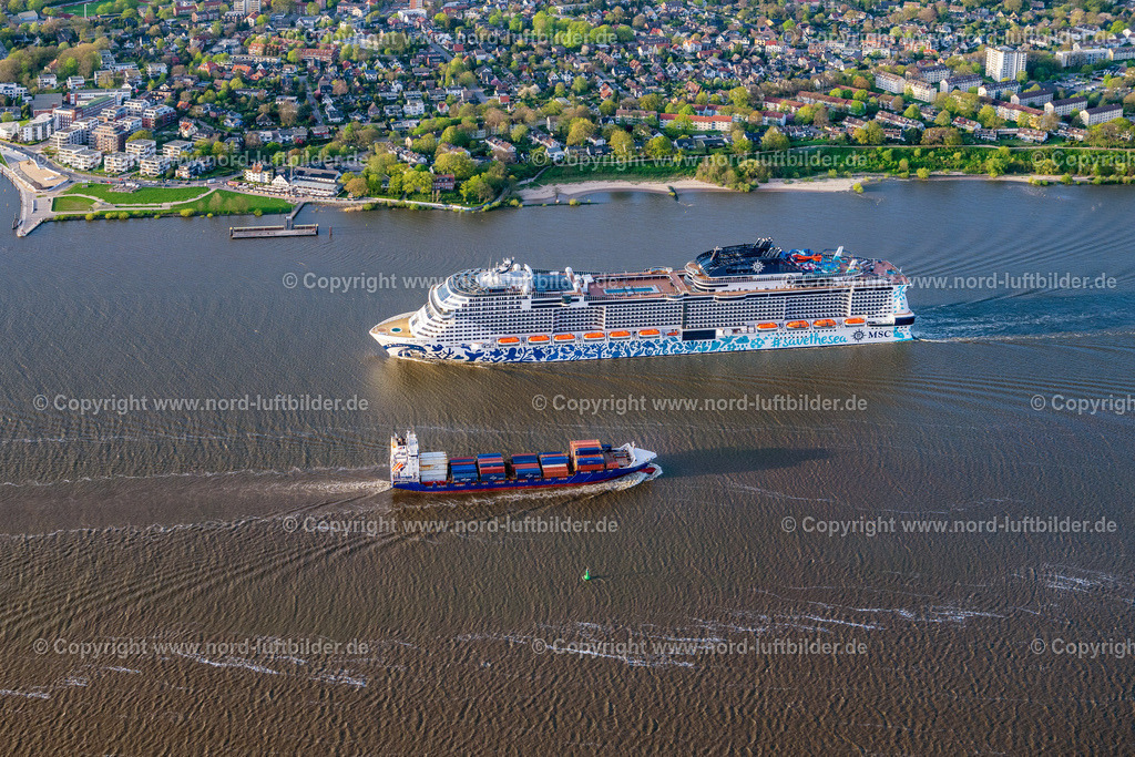Hamburg_Elbe_Kreuzfahrtschiff_MSC_Euribia_ELS_1607140424 | SCHULAU 14.04.2024 Kreuzfahrt- Passagier- und Fahrgast- Schiff " MSC Euribia " in Fahrt auf der Elbe in Schulau im Bundesland Schleswig-Holstein, Deutschland. Weiterführende Informationen bei: MSC Cruises S.A.,. // Cruise passenger and passenger ship "MSC Euribia" sailing on the Elbe in Schulau in the federal state of Schleswig-Holstein, Germany. Further information at: MSC Cruises S.A.,. Foto: Martin Elsen