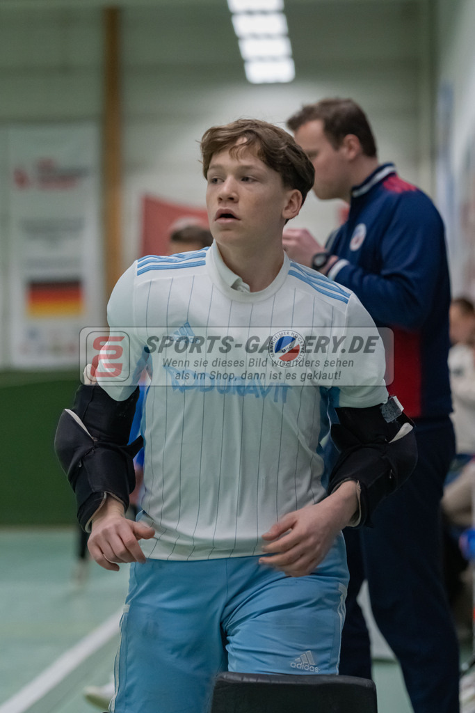 HK_20230305_105925 | Deutsche Meisterschaft MU16 1/2 Finale Mannheimer HC - Harvestehuder THC am 5.3.2023 RWK, Köln ,