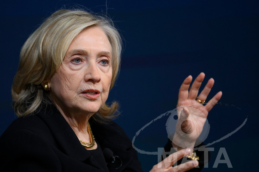 _DWA3965 | Die US-Politikerin Hillary Clinton auf der Veranstaltung Bridging Scholarship and Statecraft im Rahmen der Münchner Sicherheitskonferenz 2026. München, 13.02.2026 Bayern Deutschland  - Realisiert mit Pictrs.com