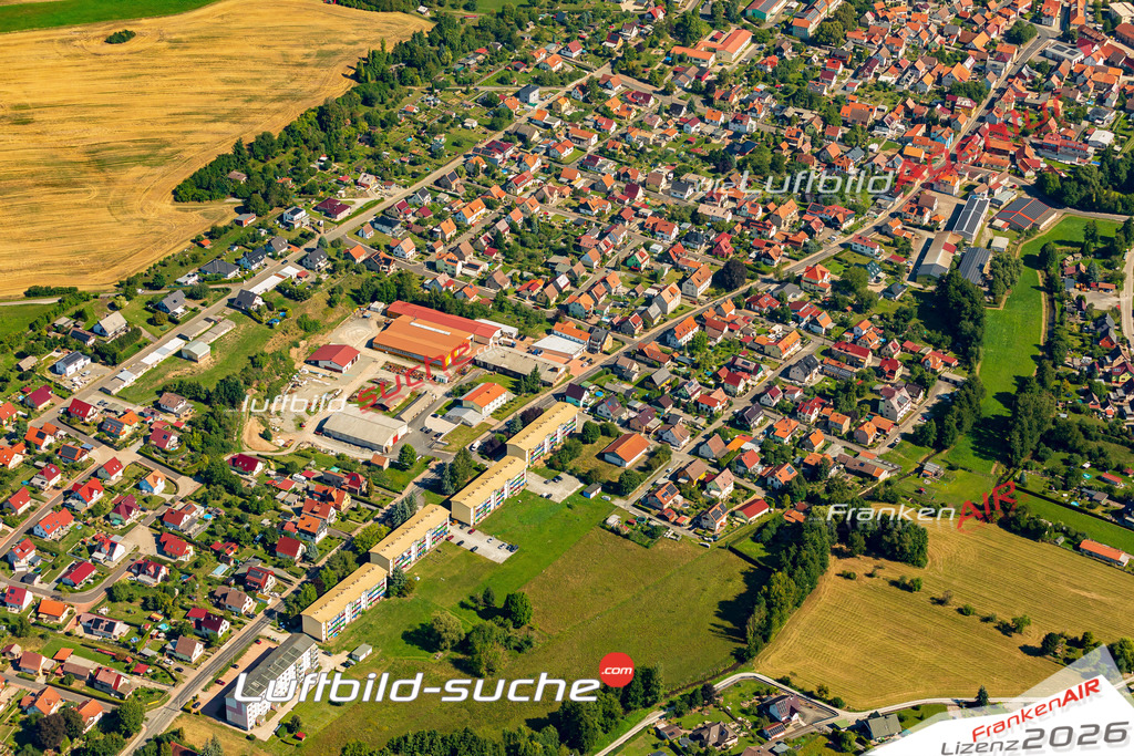 Walldorf Meiningen Bild- Das Luftbild wurde 2025 vom UL-Flugzeug heraus erstellt ( keine Drohne bzw. Drohnenaufnahme ) - Hochauflösende Luftaufnahme -Nicht vergleichbar mit Google Maps oder Satelittenbilder- Die Geschenkidee !Mit Lizenz und Bildrechte bestellbar - CC
