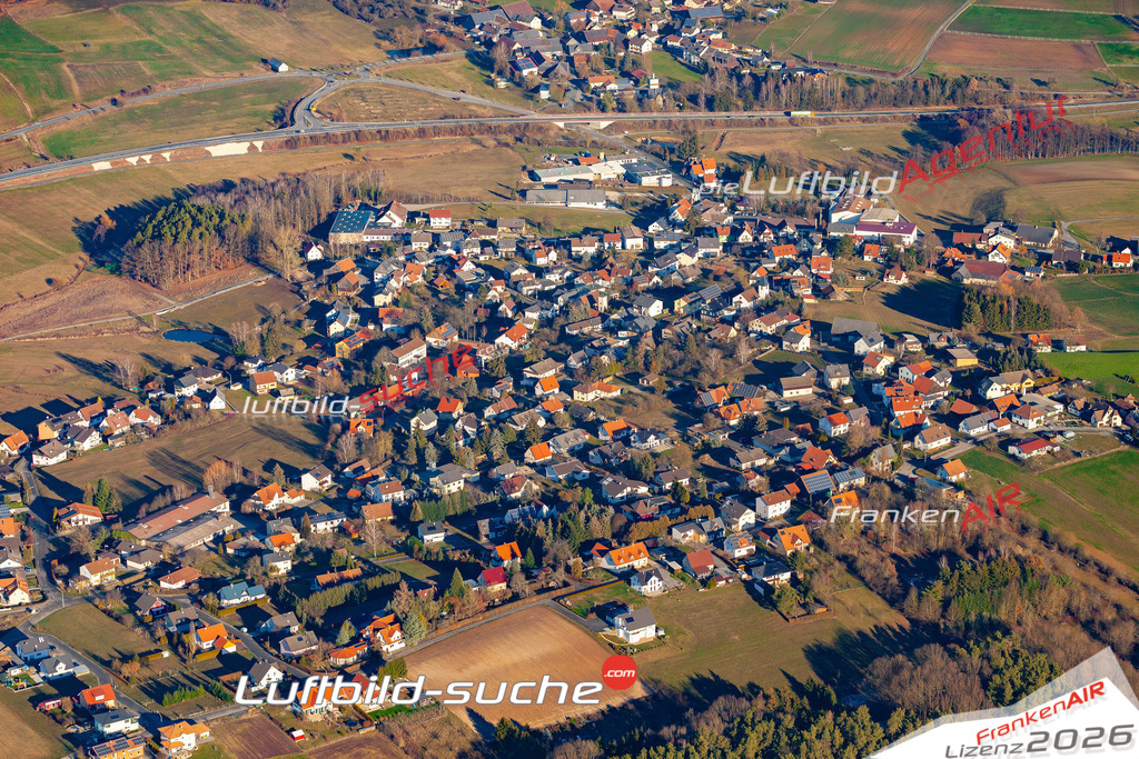 Das Luftbild der Stadt Schneckenlohe wurde 2019 vom Flugzeug heraus erstellt (keine Drohne) Aufnahmehöhe ca.400 Meter- hohe Auflösung- beste Druck-Qualität garantiert!