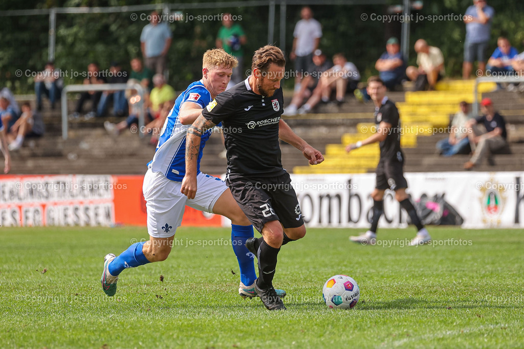 Giessen_Darmstadt (200) | 16.07.2023; Testspiel; Waldstadion Gießen; FC Gießen - SV Darmstadt 98; Ergebnis: 2:0 (0:0)