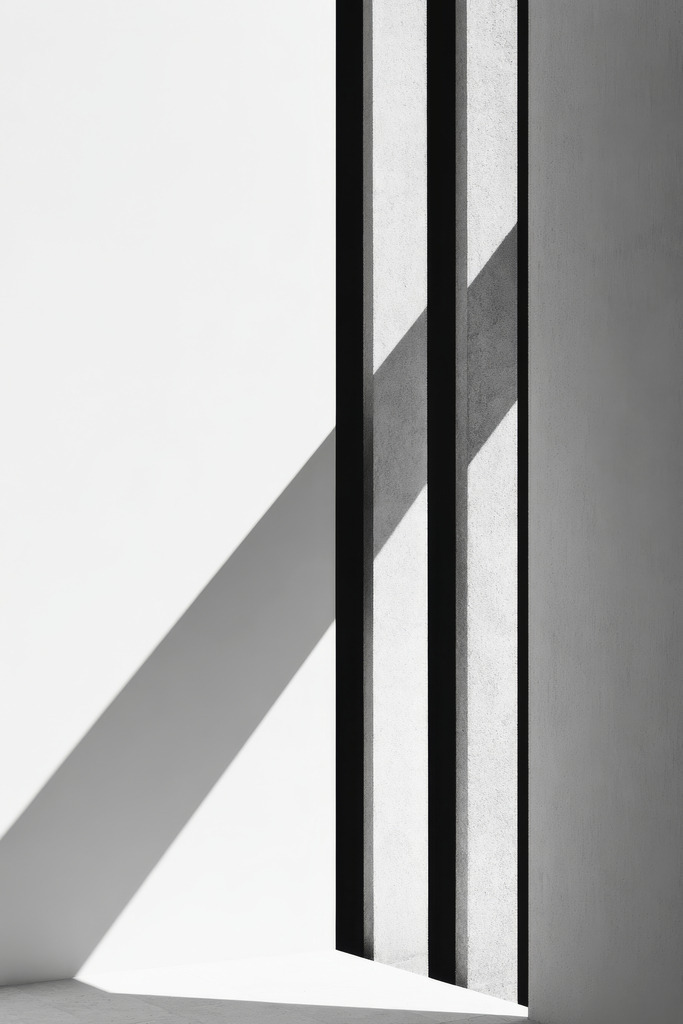 RFH00096 | Mit moderner KI‑generiertes schwarz-weiß Artwork, sorgfältig manuell für den Druck optimiert.