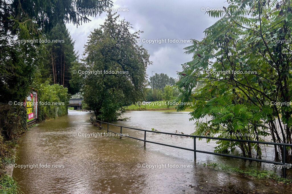 Linz_ Urfahr_ Hochwasser_ 17.09.2024-21 | 17.09.2024, Linz, AUT, Urfahr, Hochwasser, im Bild Hochwasser, Hochwasserschutz Donaulaende Linz Urfahr, Donau, Linzer Strasse, Ueberflutung
