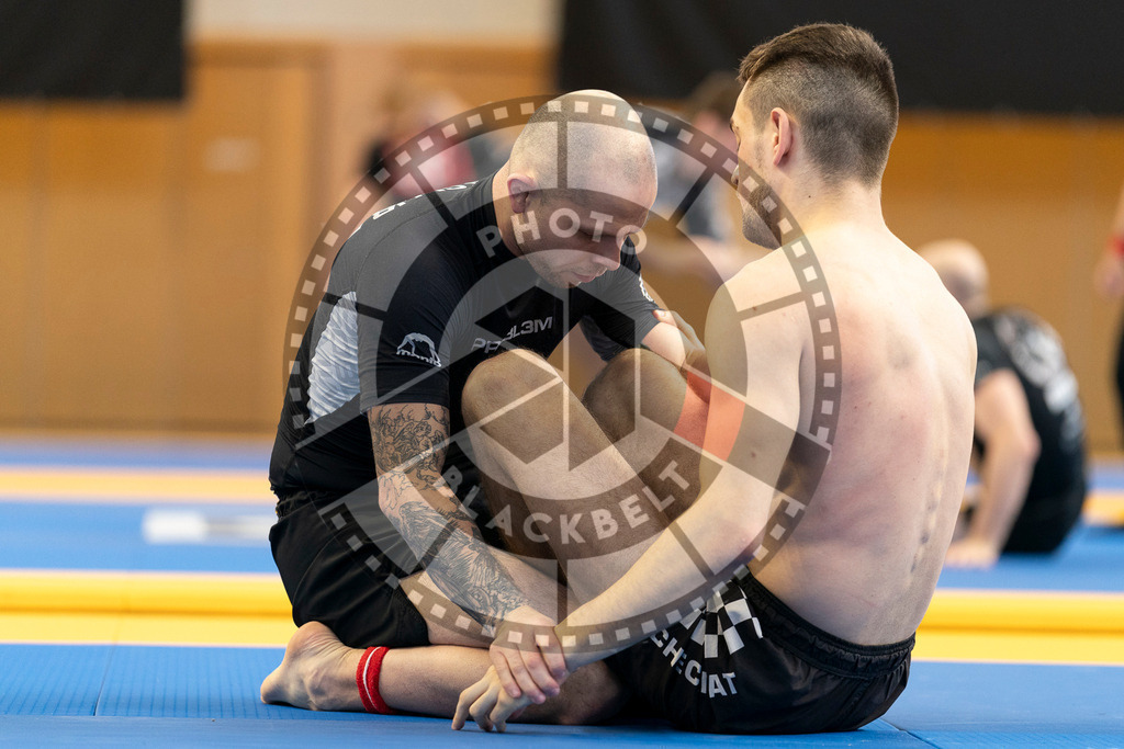 20240316PBB0345 | Athletes compete during the ADCC Eastern European Open grappling Competition in Poznan, Poland, on March 16, 2024.