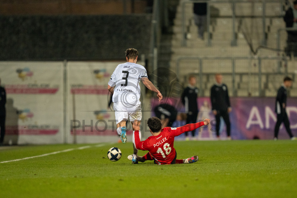 SG Sonnenhof Grossaspach vs. TSV Steinbach Haiger, Fussball, Regionalliga Suedwest, 25. Spieltag, 20.03.2026 | Niklas Pollex (SG Sonnenhof Großaspach, #18),SG Sonnenhof Grossaspach vs. TSV Steinbach Haiger, Fussball, Regionalliga Suedwest, 25. Spieltag, 20.03.2026Foto: photosbyphips/Philip Ziegler