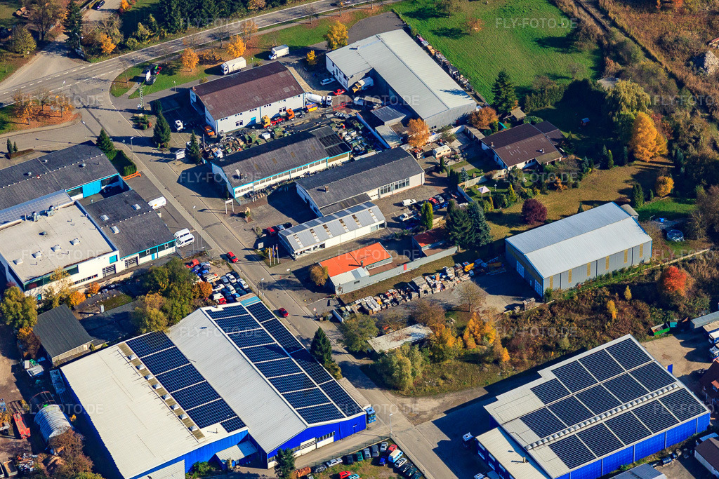 Luftbild: NEV Nutzfahrzeug-Engineering GmbH in Hagenbach im Bundesland Rheinland-Pfalz in Deutschland. Foto: IMG_35278.jpg vom 31.10.2010 durch Werner Riehm/FLY-FOTO.deNEV-engineering