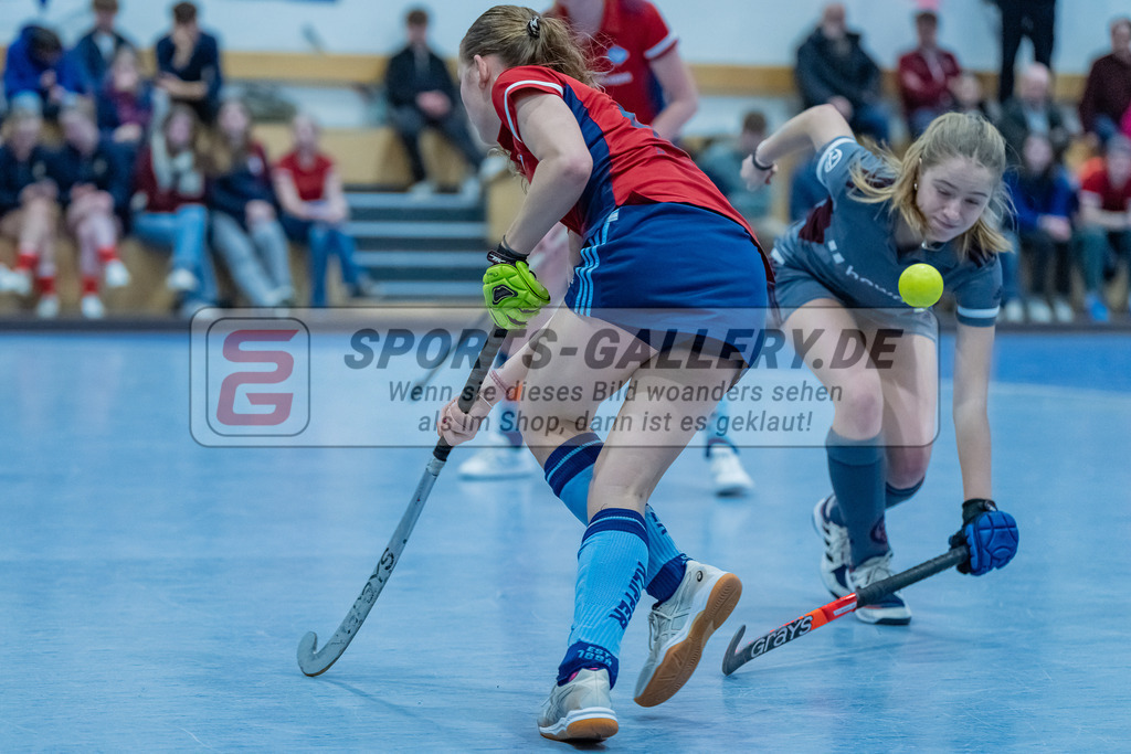HK_20240303_109293 | Spiel um Platz 3 Deutsche Meisterschaft WU16 am 3.3.2024 Halle DHC, Düsseldorf ,