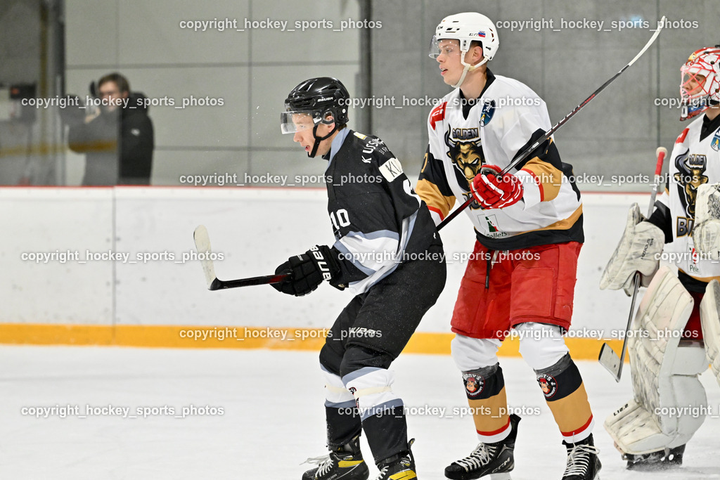 Kuss & Kuss Kings vs. Golden Bulls | #10 Daniil Kulikov Kuss &amp; Kuss Kings, #7 Anze Siftar Golden Bulls, Kuss &amp; Kuss Kings vs. Golden Bulls, Kuss &amp; Kuss Kings vs. Golden Bulls am 30.05.2025 in Ferlach (HTC Eishalle Ferlach), Austria, (Photo by Bernd Stefan)