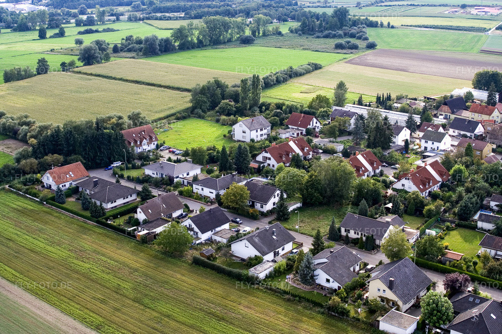 Luftbild: Hagstr in Erlenbach bei Kandel im Bundesland Rheinland-Pfalz in Deutschland. Foto: IMG_7717.jpg vom 02.09.2007 durch Werner Riehm/FLY-FOTO.de