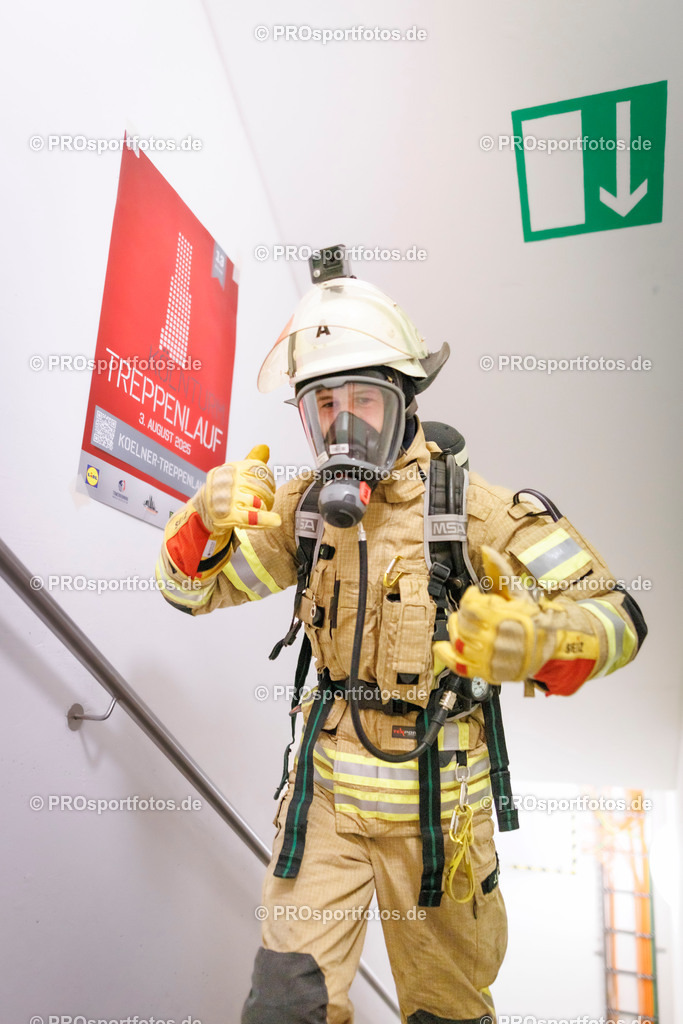 KölnTurm Treppenlauf; Köln, 03.08.2025 | Impressionen vom KölnTurm Treppenlauf am 03.08.2025 in Köln (Nordrhein-Westfalen). 